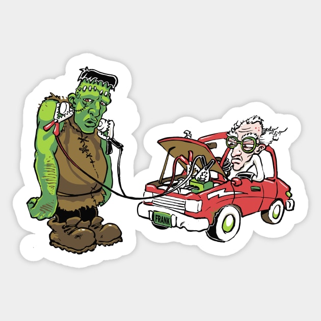 Volts To Spare Sticker by Cosmo Gazoo